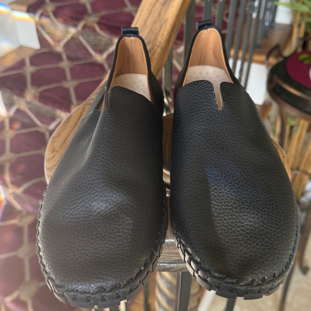 Leather loafers men’s NWOT slip on US 13. Euro 47 - Picture 9 of 13